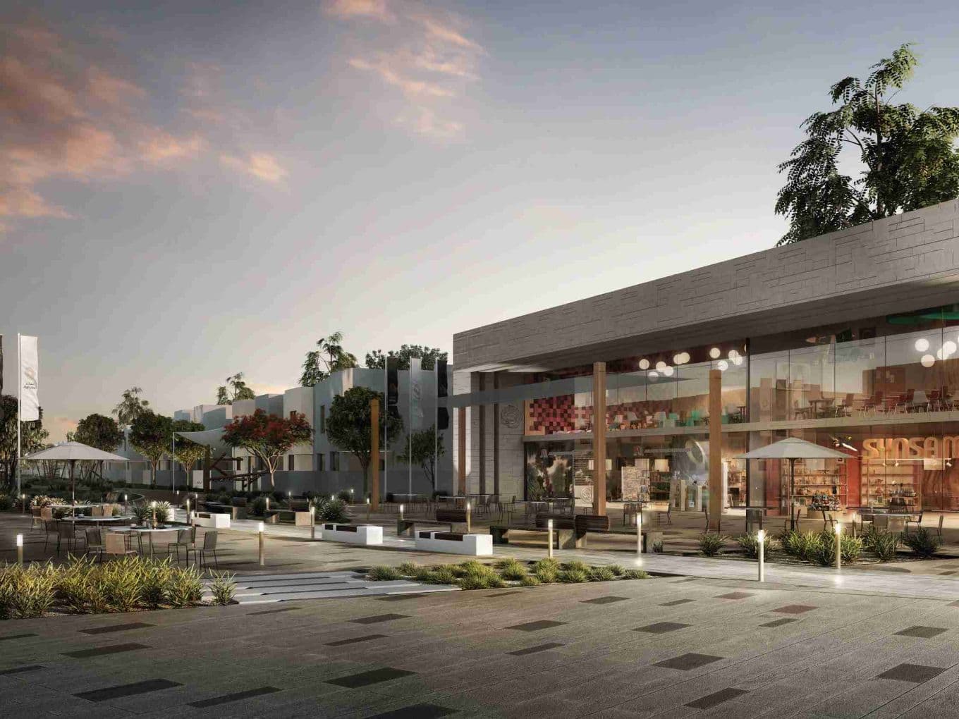 Al Ghadeer Gardens villa render